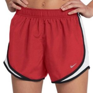 Red Nike Tempo Running Shorts- Small